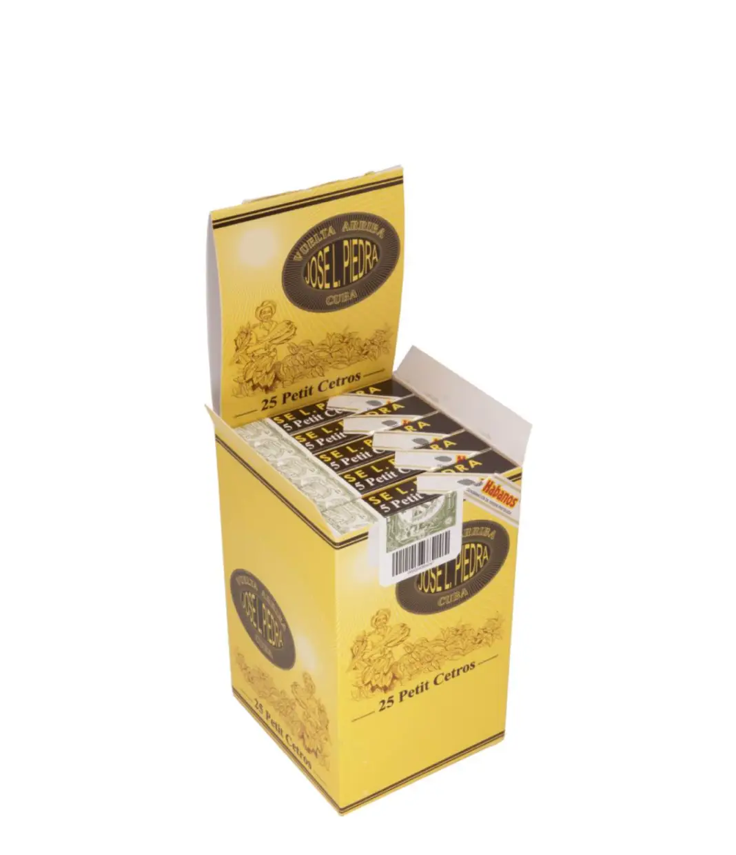 Jose L. Piedra Petit Cetros Cigar Box View 2 from AuCigars, premium Cuban cigar