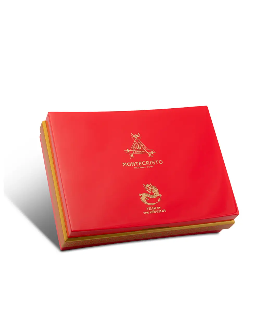 Montecristo Brillantes Year of the Dragon 2024 Limited Edition Cigar Box View 3 from AuCigars, premium Cuban cigar