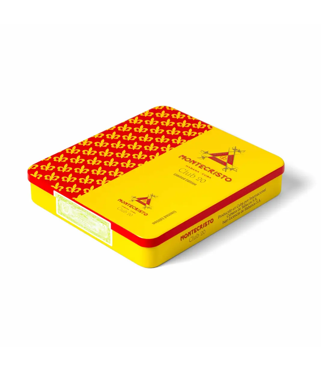Montecristo Club 2025 Limited Edition Cigar Box View 2 from AuCigars, premium Cuban cigar