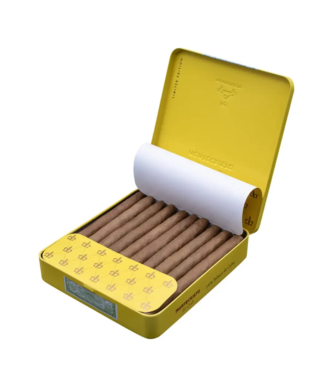 Montecristo Club Limited Edition Cigar Box View 4 from AuCigars, premium Cuban cigar