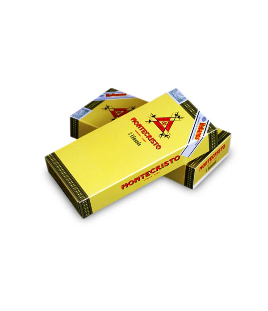 Montecristo Edmundo C/P Cigar Box of 15 close-up from AuCigars, premium Cuban cigar