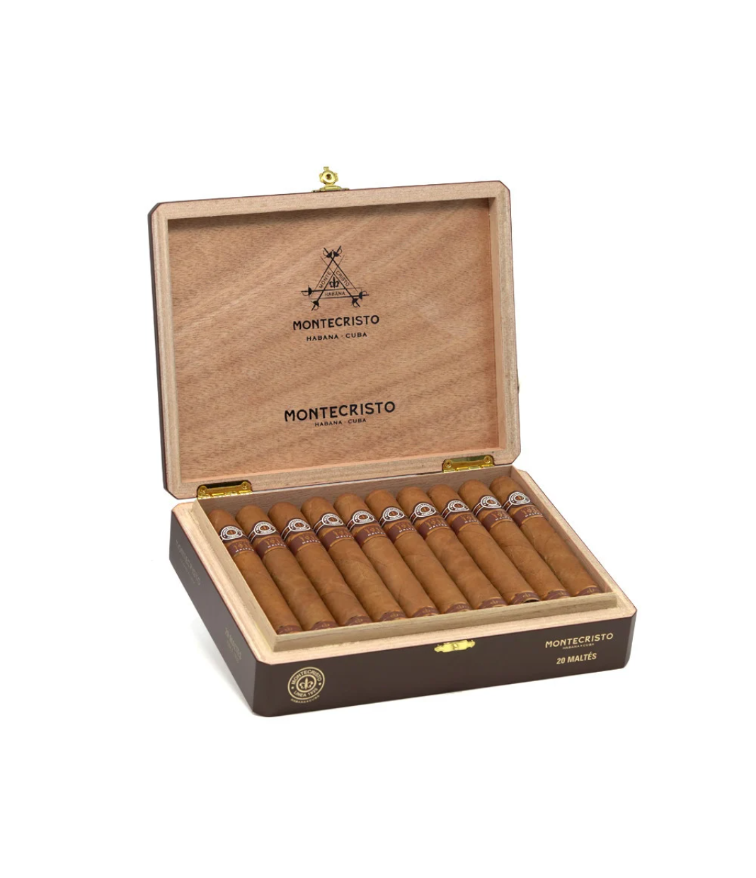 Montecristo Linea 1935 Maltes 2020 (Vintage) Cigar Box of 20 close-up from AuCigars, premium Cuban cigar
