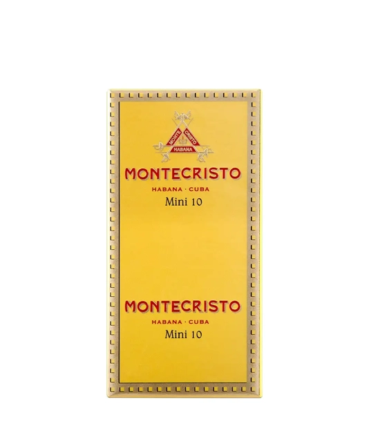 Montecristo Mini Cigar close-up from AuCigars, premium Cuban cigar