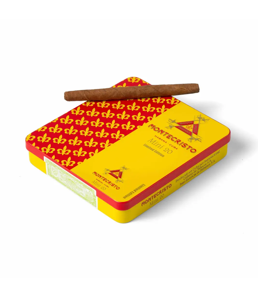 Montecristo Mini 2025 Limited Edition Cigar Box View 3 from AuCigars, premium Cuban cigar