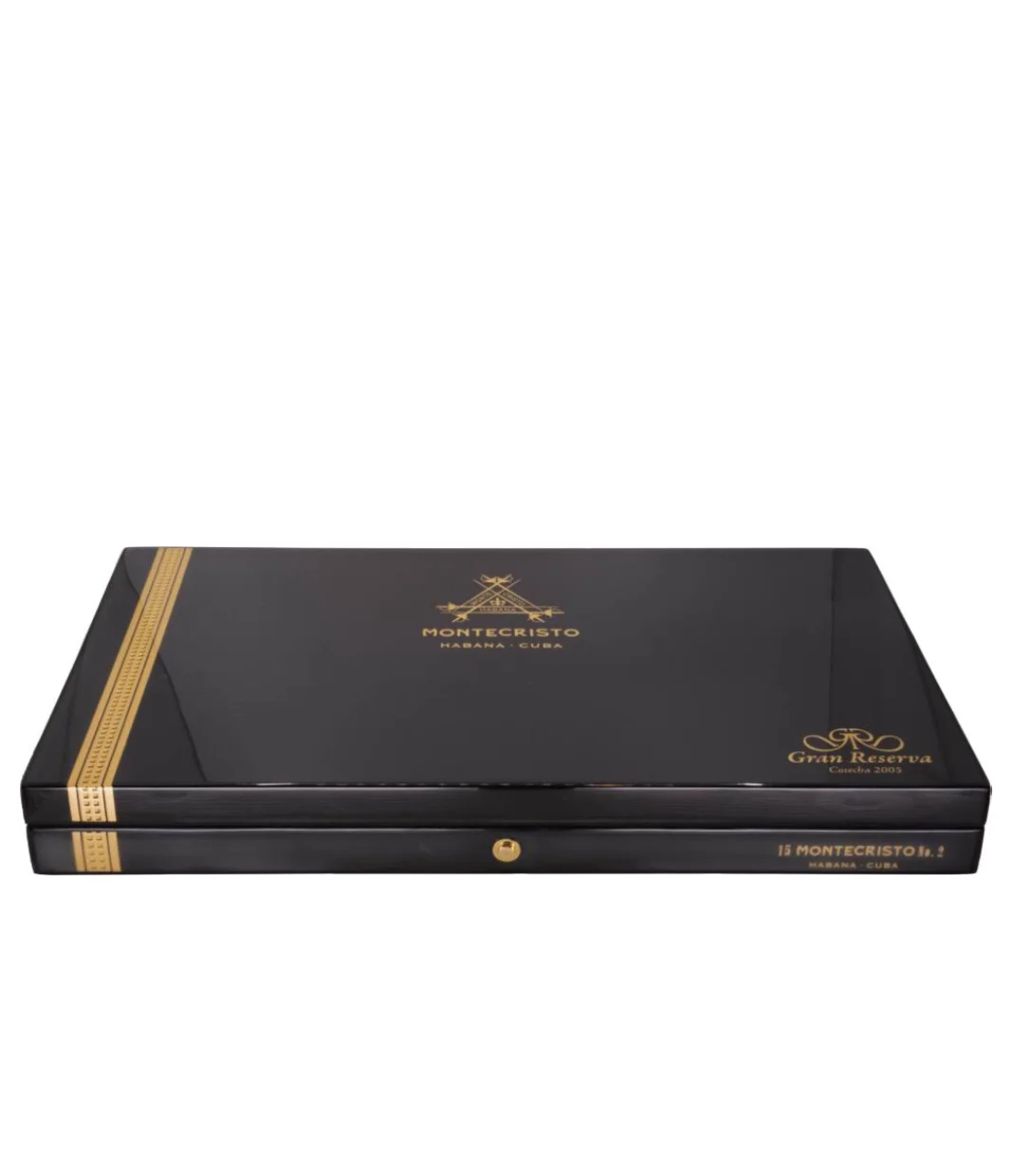 Montecristo No.2 Gran Reserva Cosecha 2005 Cigar Box View 3 from AuCigars, premium Cuban cigar