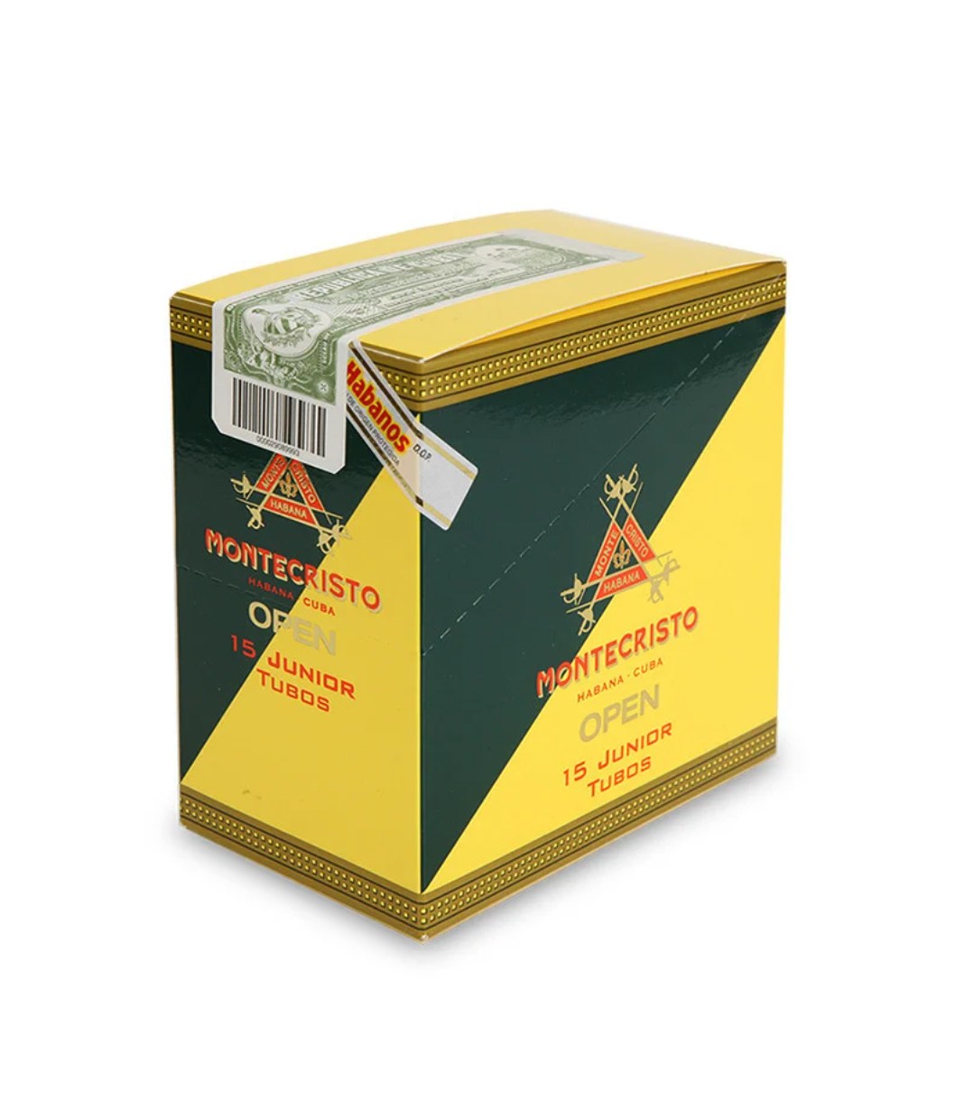 Montecristo Open Junior A/T 2009 (Vintage) Cigar close-up from AuCigars, premium Cuban cigar