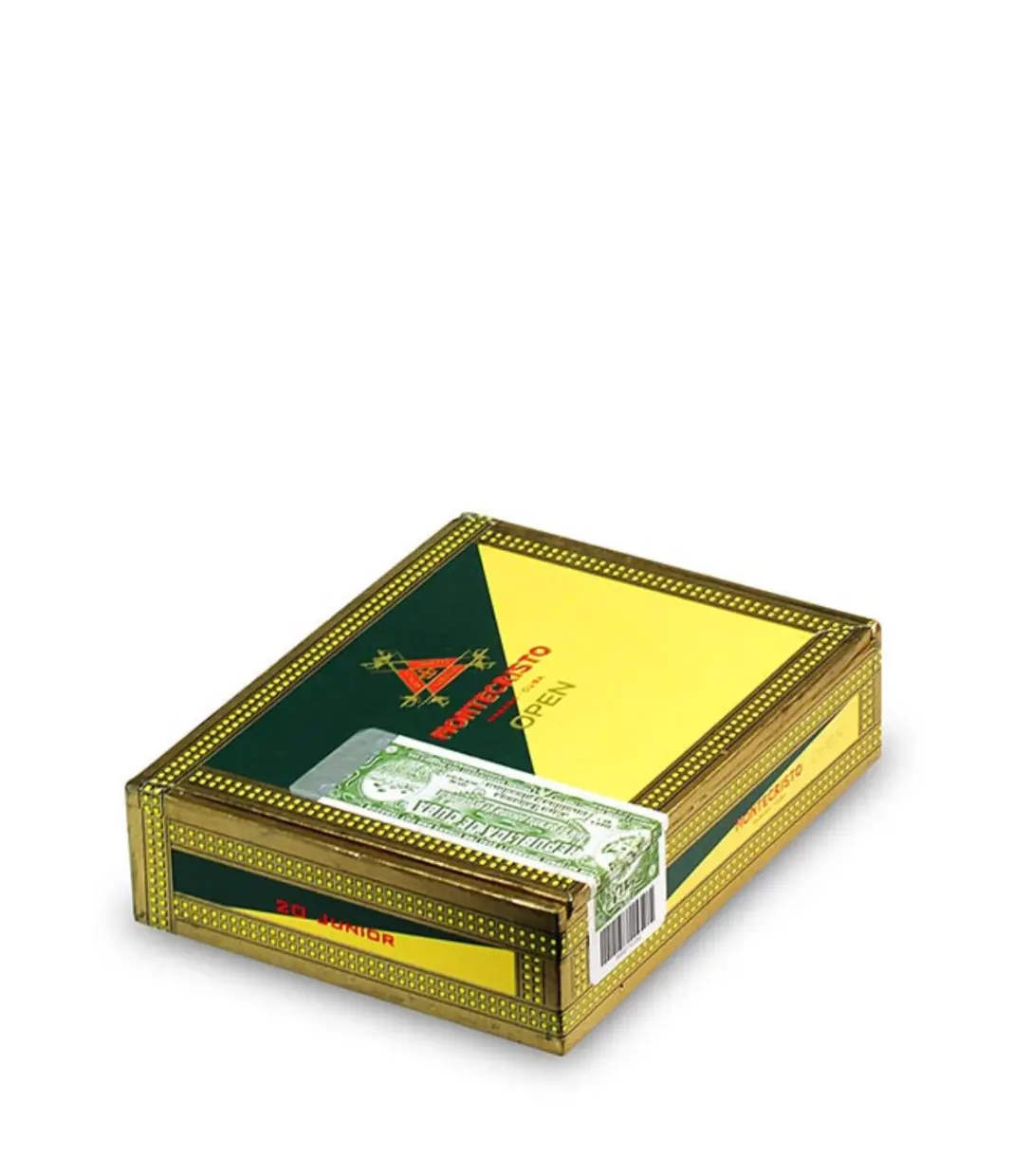 Montecristo Open Junior Cigar Box View 2 from AuCigars, premium Cuban cigar