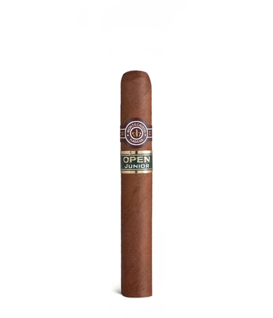 Montecristo Open Junior A/T Cigar close-up from AuCigars, premium Cuban cigar