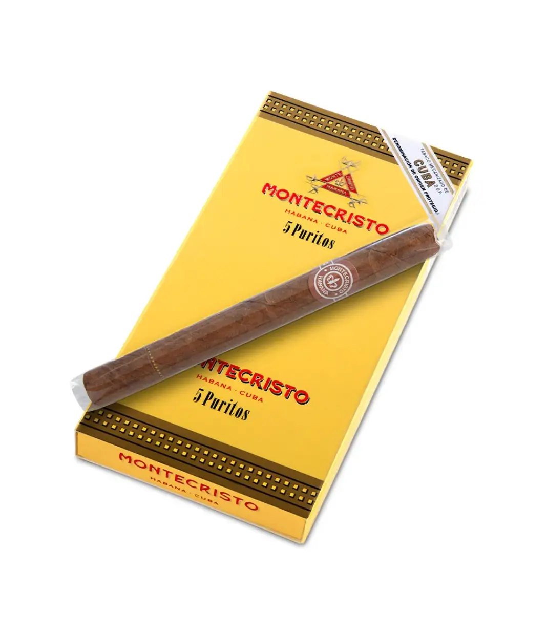 Montecristo Puritos Cigar Box View 2 from AuCigars, premium Cuban cigar
