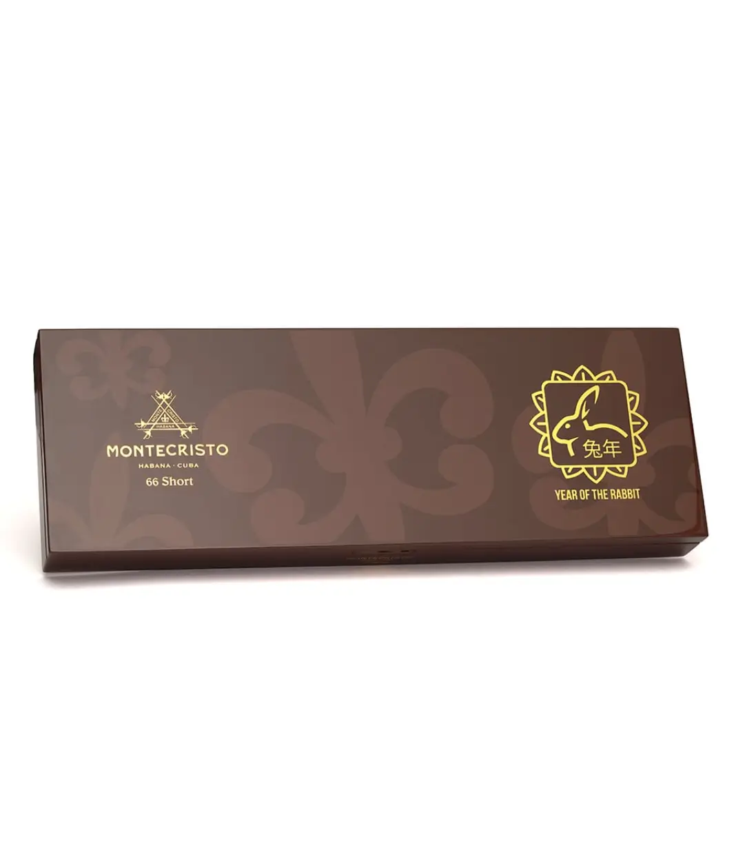Montecristo Short Year Of The Rabbit 2023 Limited Edition Cigar Box View 2 from AuCigars, premium Cuban cigar