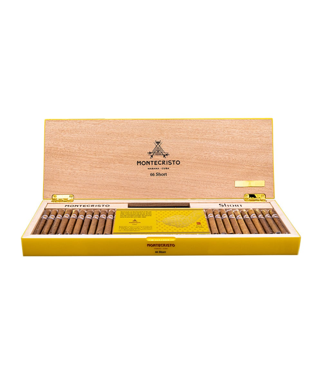 Montecristo Short Year Of The Snake 2025 Cigar Box of 1 close-up from AuCigars, premium Cuban cigar