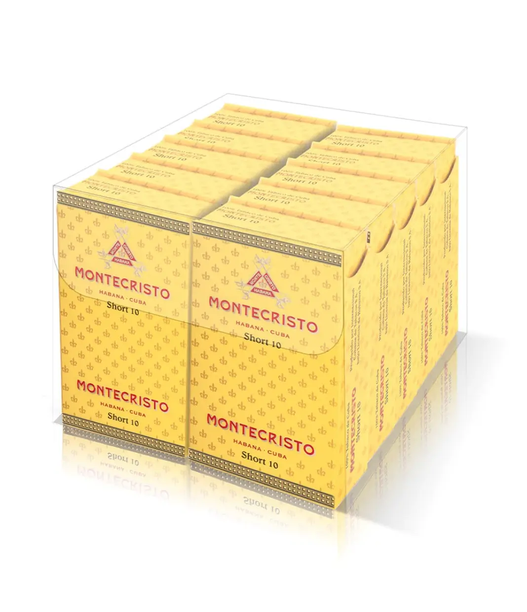 Montecristo Short Cigar Box View 2 from AuCigars, premium Cuban cigar
