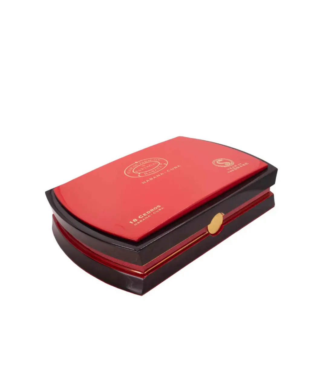 Partagas Cedros Year of the Snake 2025 Limited Edition Cigar Box View 3 from AuCigars, premium Cuban cigar