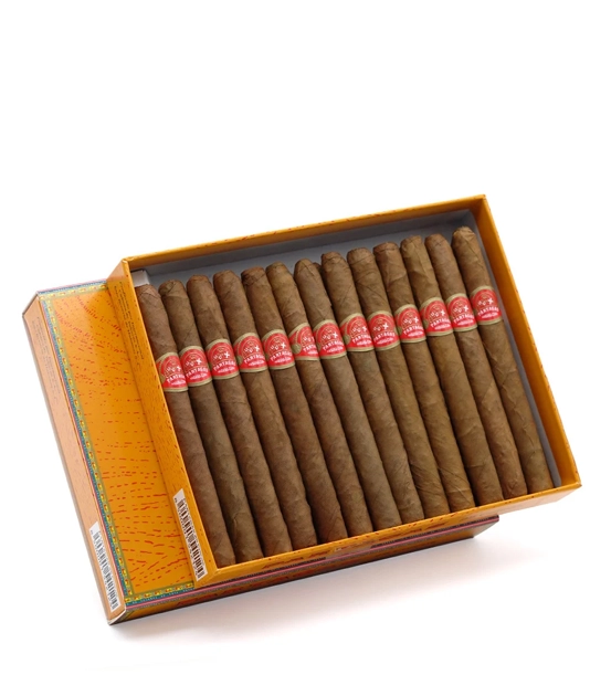 Partagas Chicos Cigar Box of 100 close-up from AuCigars, premium Cuban cigar