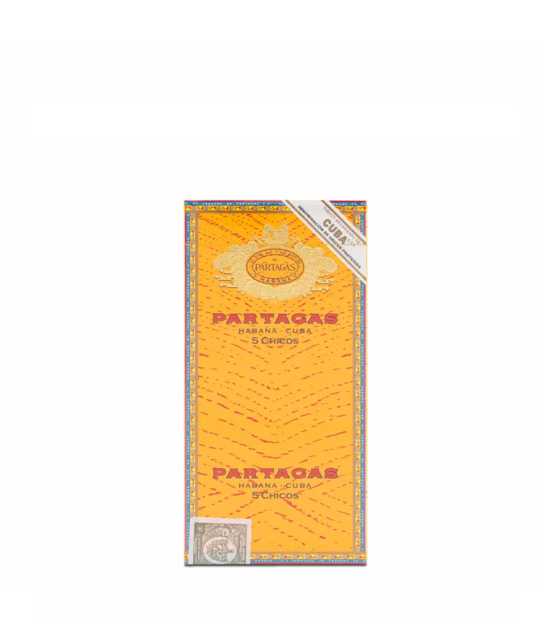 Partagás Chicos Double Set Cigar Box of 2 X 50 close-up from AuCigars, premium Cuban cigar