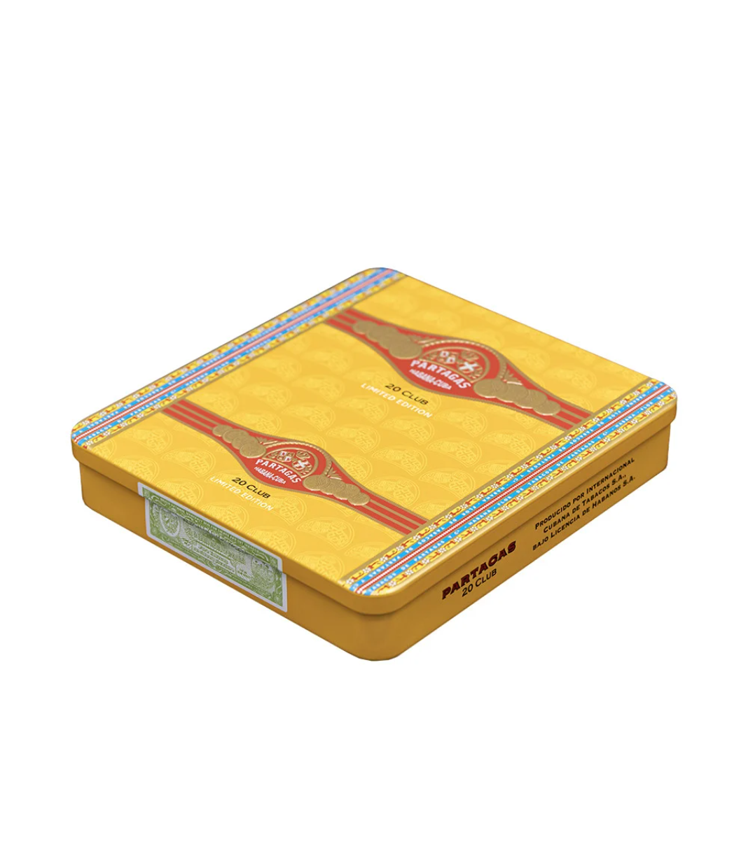 Partagas Club 2024 Edition Cigar Box of 1 close-up from AuCigars, premium Cuban cigar