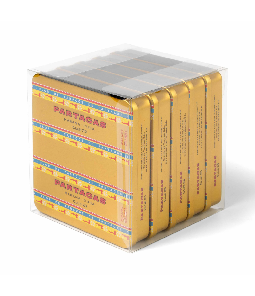 Partagas Club 2025 Limited Edition Cigar Box of 20 X 5 close-up from AuCigars, premium Cuban cigar