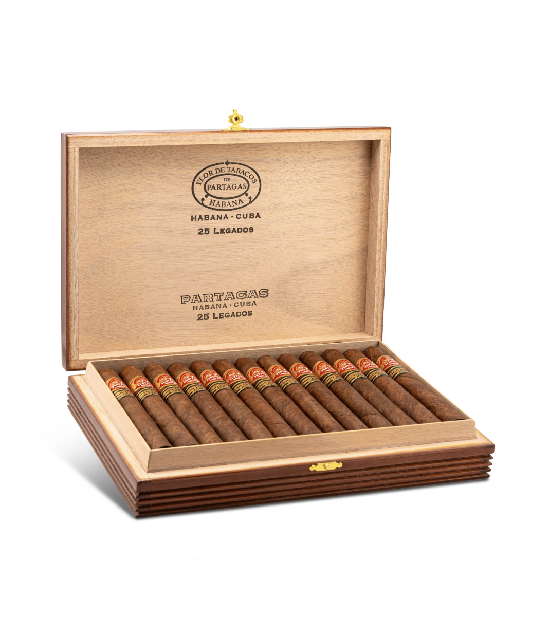 Partagas Legados 2020 Limited Edition Cigar Box of 25 close-up from AuCigars, premium Cuban cigar