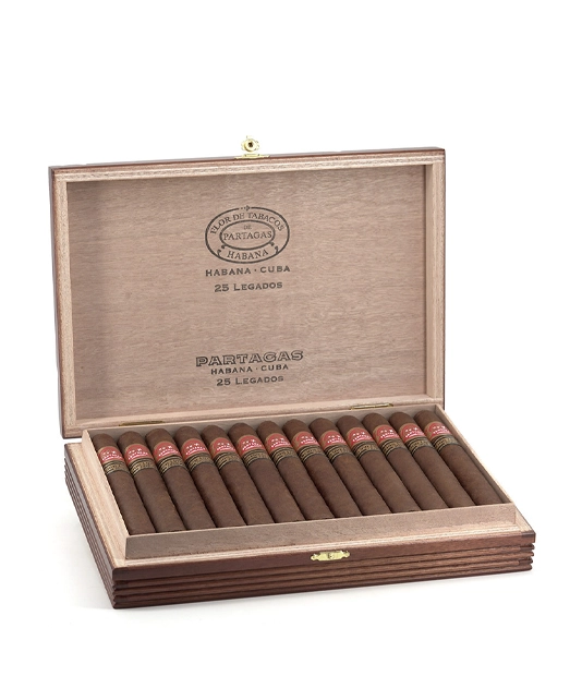 Partagas Legados 2020 Cigar Box of 25 close-up from AuCigars, premium Cuban cigar