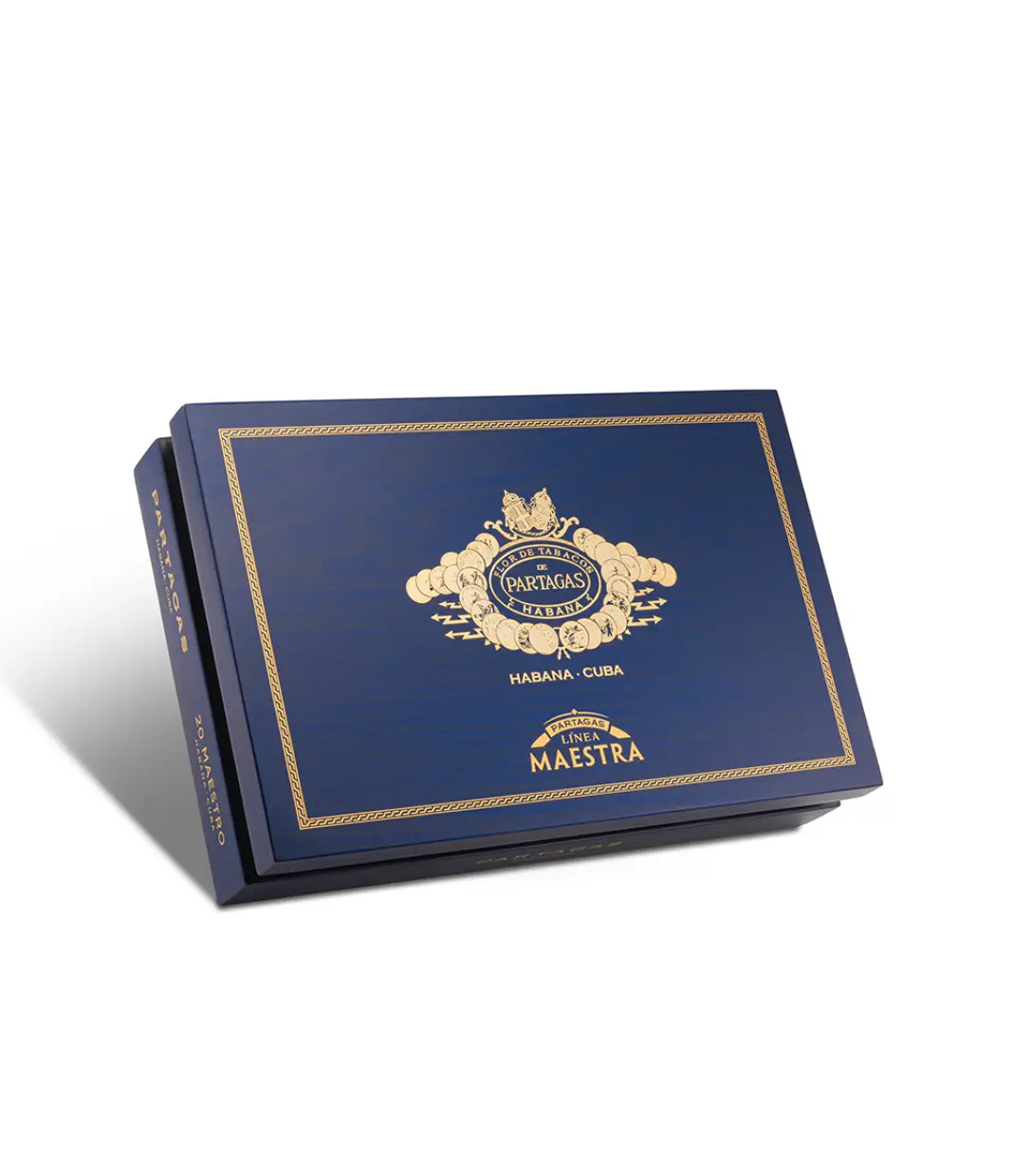 Partagas Linea Maestra Maestro Cigar Box View 3 from AuCigars, premium Cuban cigar