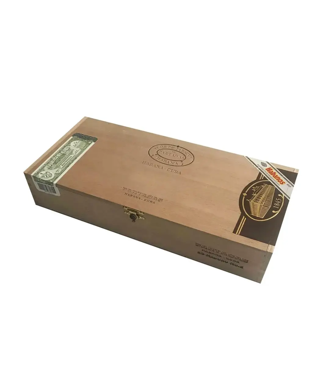 Partagas Maduro No.2 Cigar Box View 2 from AuCigars, premium Cuban cigar