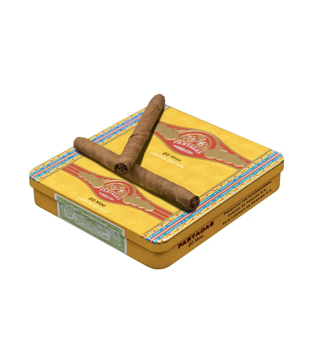 Partagas Mini 2024 Edition Cigar Box View 2 from AuCigars, premium Cuban cigar