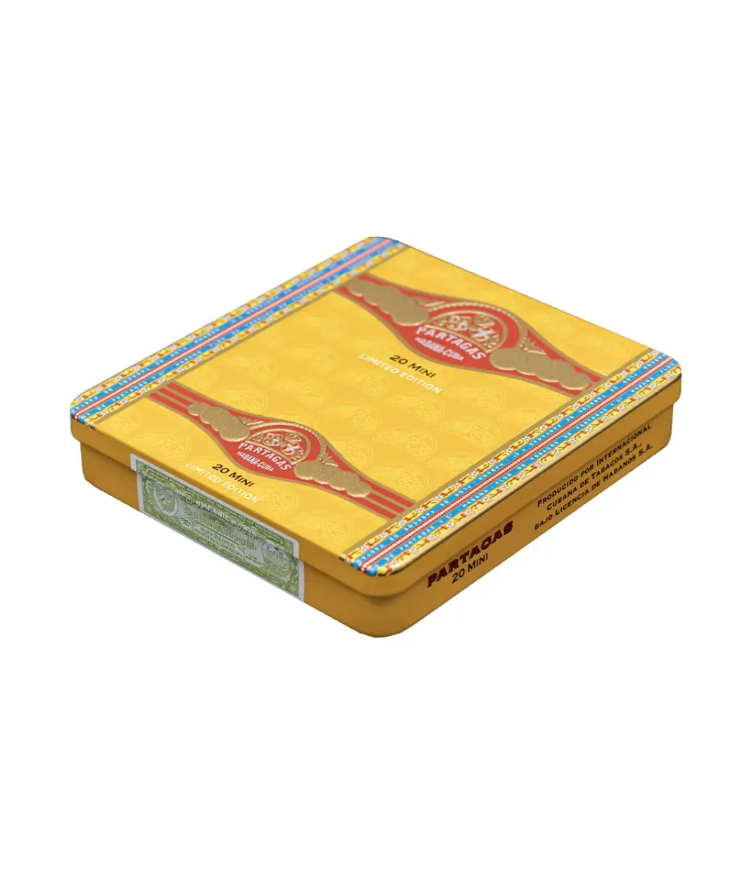 Partagas Mini 2024 Edition Cigar Box View 3 from AuCigars, premium Cuban cigar
