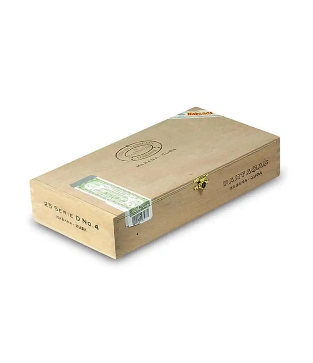 Partagas Serie D No. 4 Cigar Box View 2 from AuCigars, premium Cuban cigar