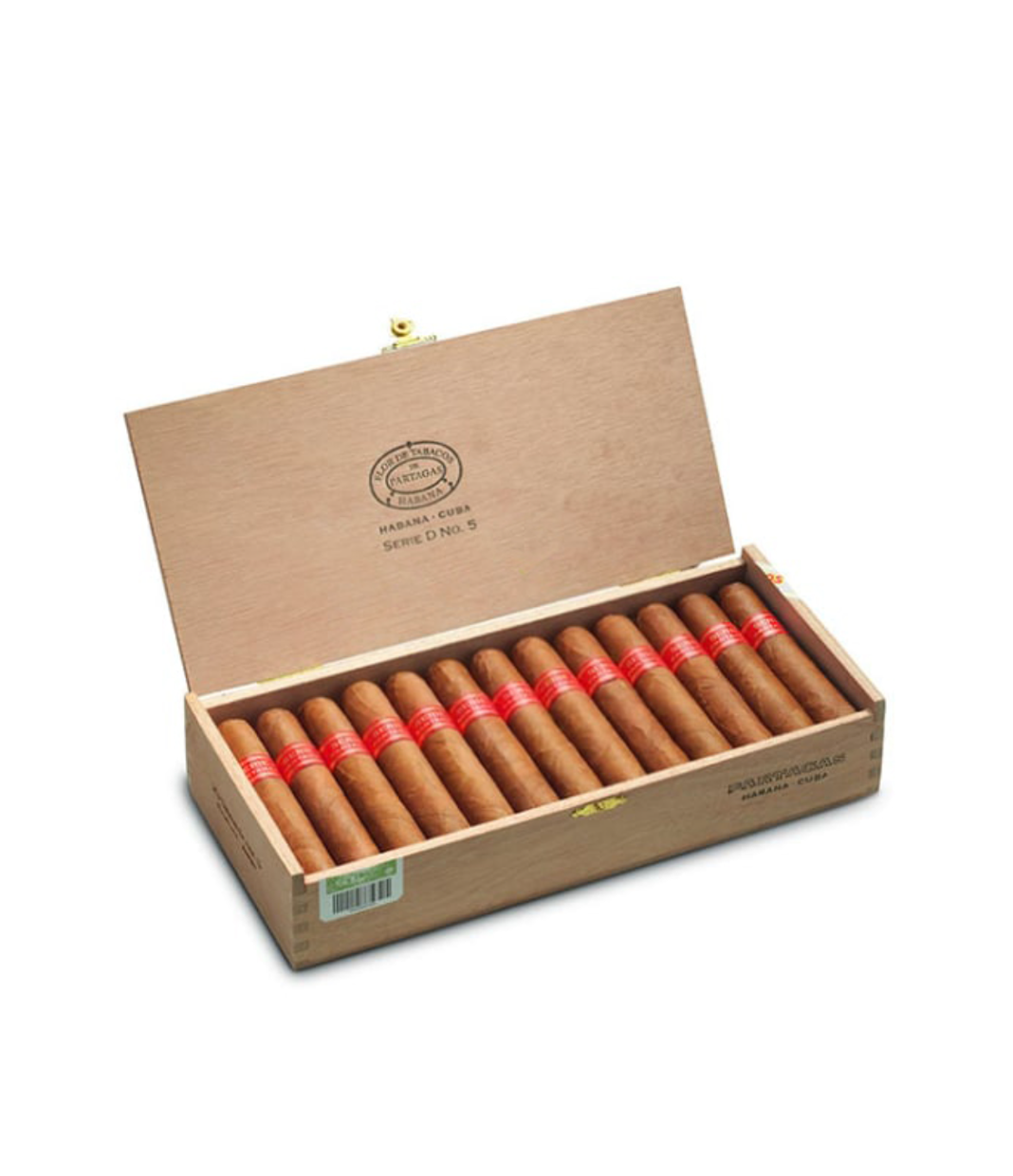 Partagas Serie D No.5 Edicion Limitada 2008 Cigar Box of 25 close-up from AuCigars, premium Cuban cigar