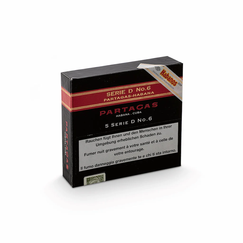 Partagas Serie D No.6 C/P   Box of 5X5 from AuCigars, premium Cuban cigar.