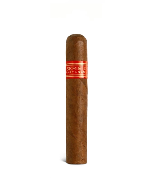 Partagas Serie D No.4 A/T Cigar close-up from AuCigars, premium Cuban cigar