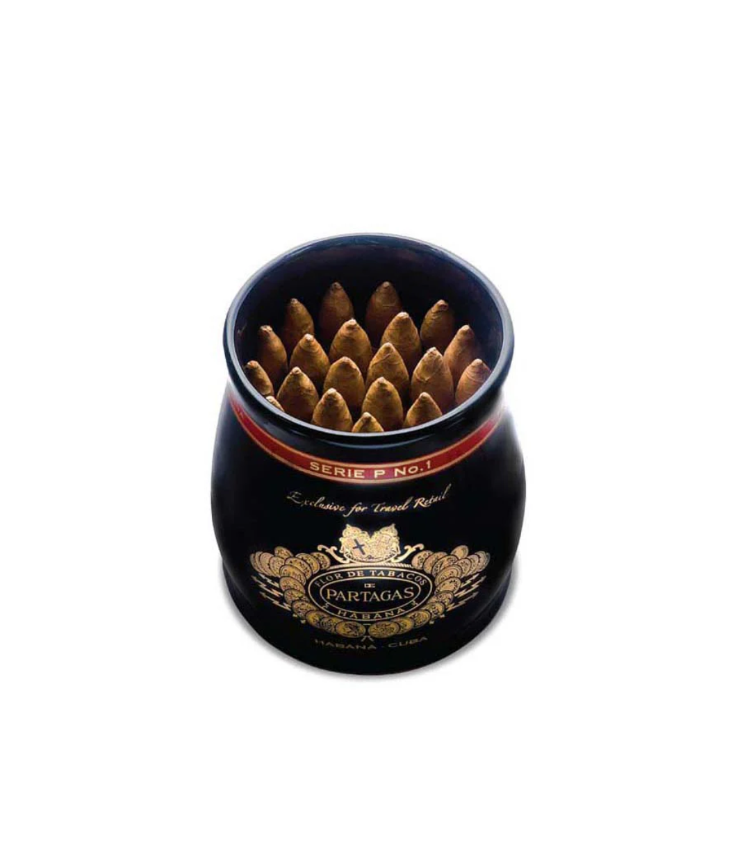 Partagas Serie P No.1 Jar 2009 Cigar Box of 25 close-up from AuCigars, premium Cuban cigar