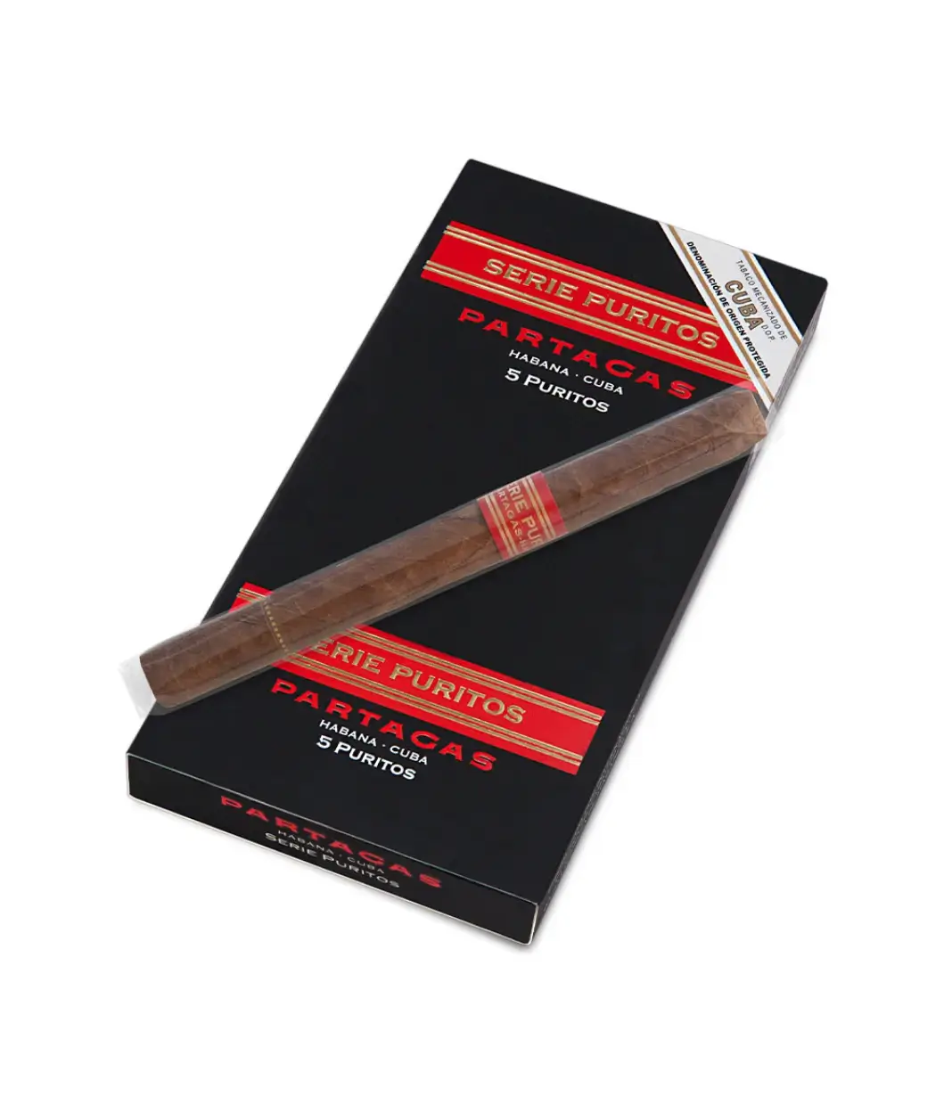 Partagas Serie Puritos Cigar Box View 2 from AuCigars, premium Cuban cigar