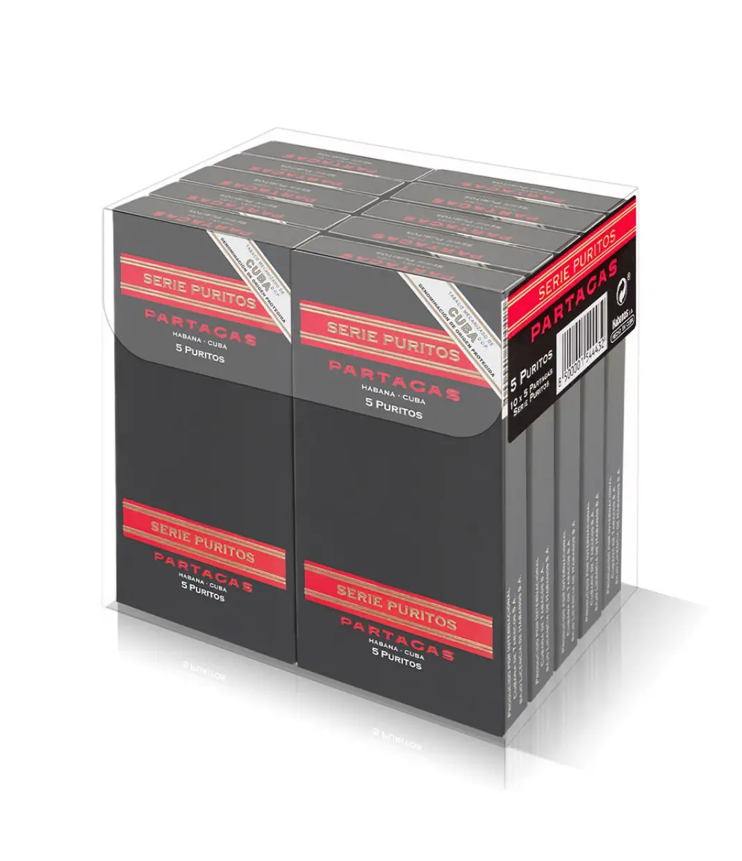 Partagas Serie Puritos Cigar Box View 3 from AuCigars, premium Cuban cigar