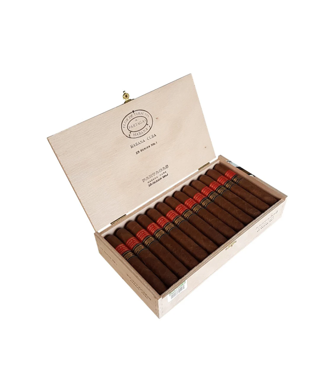Partagas Series No.1 Edicion Limitada 2017 Cigar Box of 25 close-up from AuCigars, premium Cuban cigar