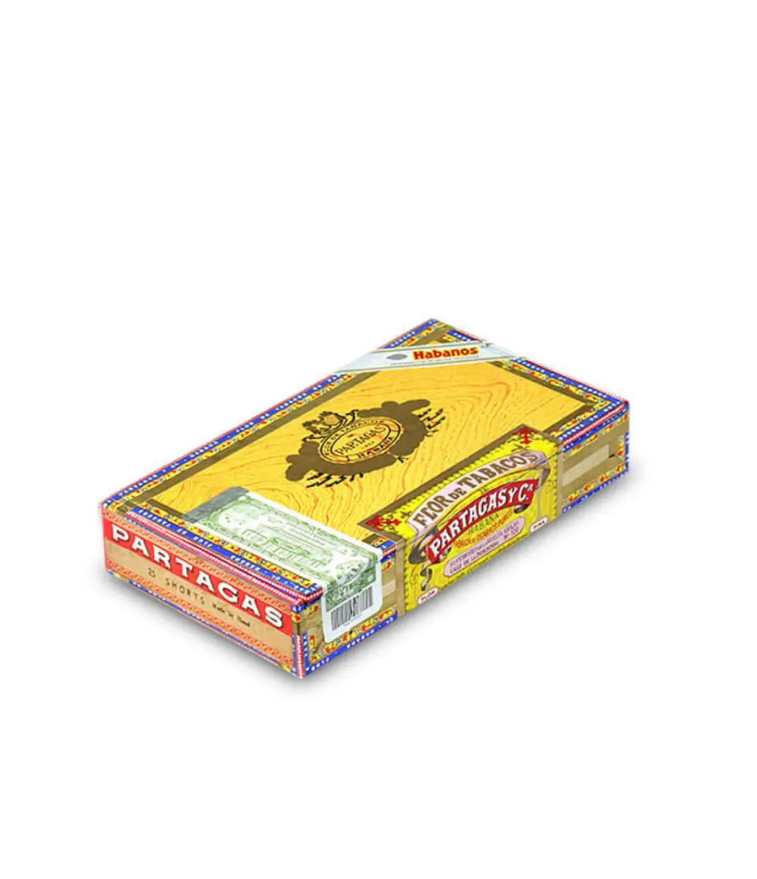 Partagas Shorts Cigar Box View 3 from AuCigars, premium Cuban cigar