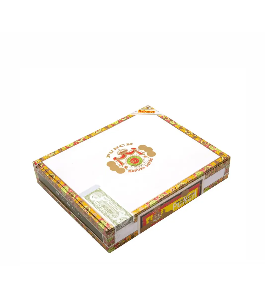 Punch Double Coronas Cigar Box View 2 from AuCigars, premium Cuban cigar