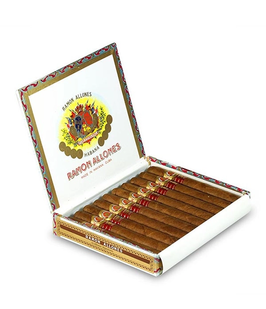 Ramon Allones Allones Superiores LCDH Cigar Box of 10 close-up from AuCigars, premium Cuban cigar
