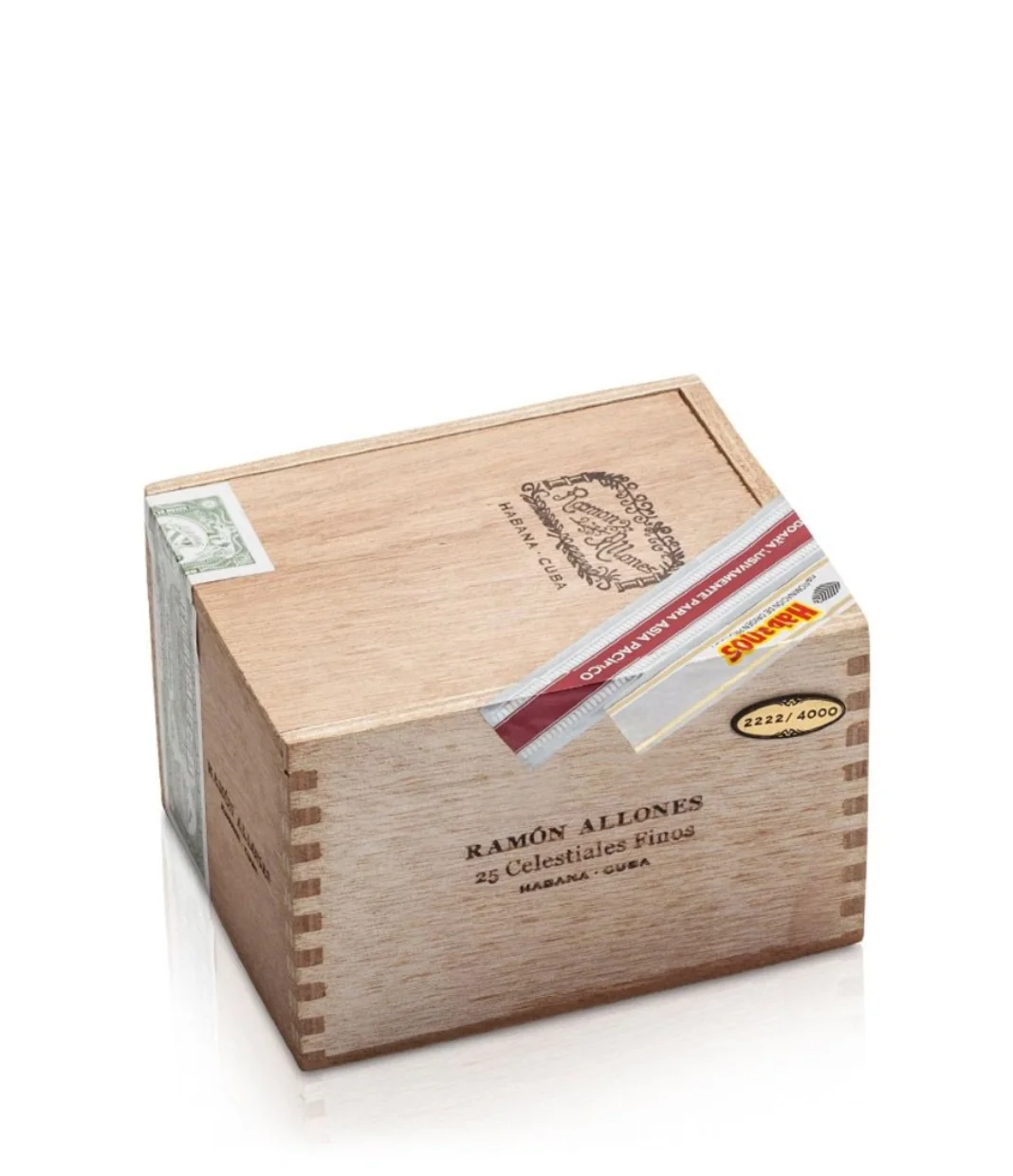Ramon Allones Celestiales Finos Cigar Box View 2 from AuCigars, premium Cuban cigar