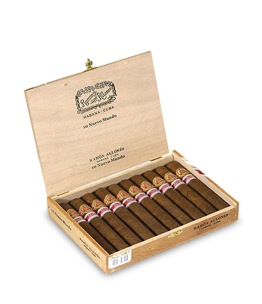 Ramon Allones Nuevo Mundo 2017 Limited Edition Cigar Box of 10 close-up from AuCigars, premium Cuban cigar