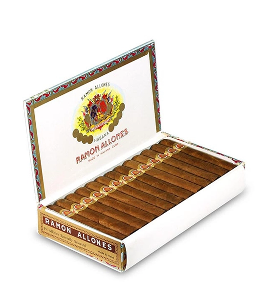 Ramon Allones Specially Selected Cigar Box of 25 close-up from AuCigars, premium Cuban cigar