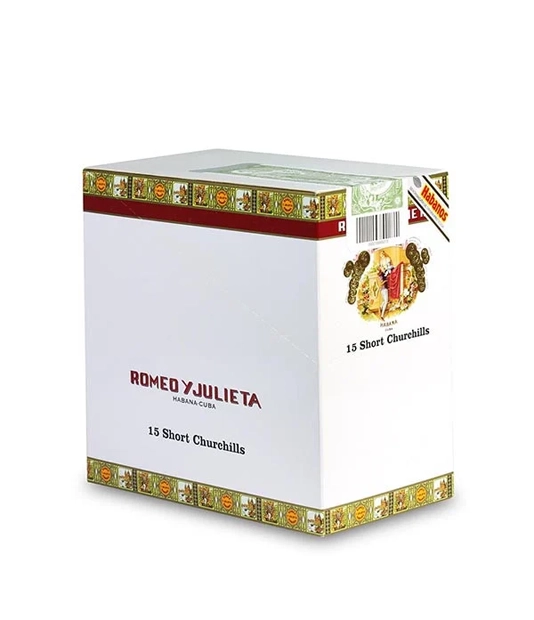 Romeo y Julieta Short Churchills A/T Cigar close-up from AuCigars, premium Cuban cigar