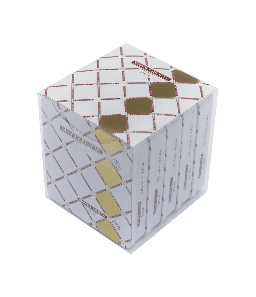 Romeo Y Julieta Club 2022 Edition Cigar Box of 10 X 10 close-up from AuCigars, premium Cuban cigar