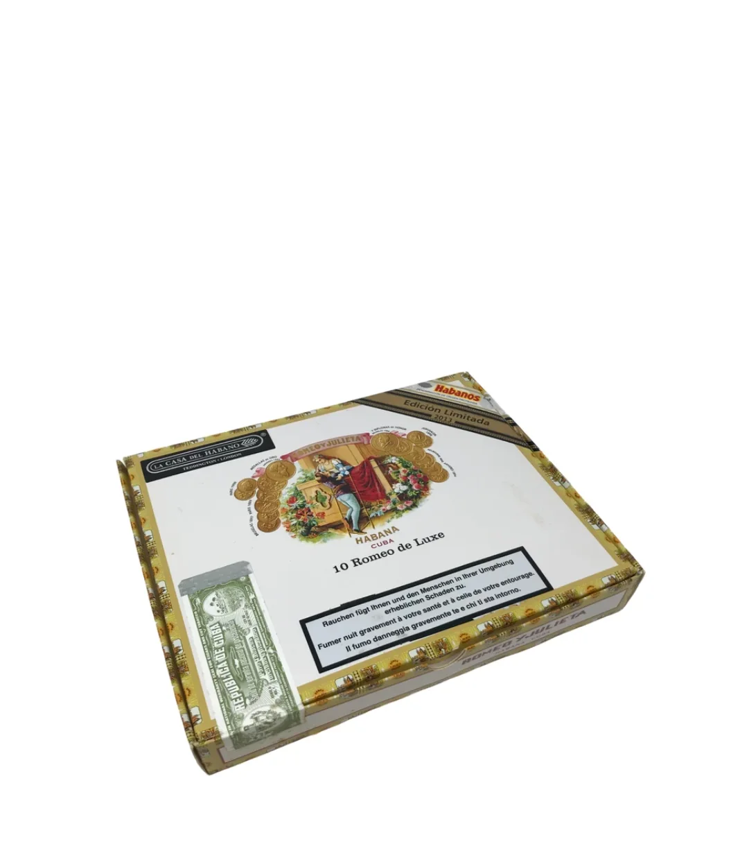 Romeo y Julieta De Luxe Edicion Limitada 2013 Cigar Box View 3 from AuCigars, premium Cuban cigar