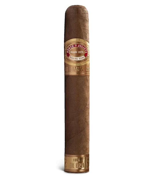 Romeo y Julieta Linea De Oro Dianas Cigar close-up from AuCigars, premium Cuban cigar