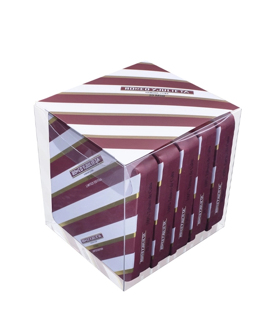 Romeo y Julieta Mini 2023 Edition Cigar Box of 20 X 5 close-up from AuCigars, premium Cuban cigar