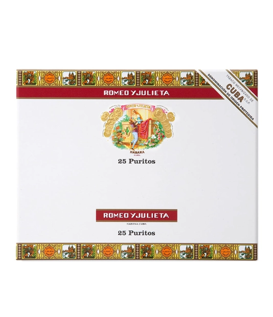 Romeo y Julieta Puritos Box of 25 from AuCigars, premium Cuban cigar.