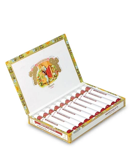 Romeo y Julieta Romeo No.2 Cigar Box of 10 close-up from AuCigars, premium Cuban cigar