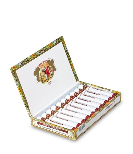 Romeo y Julieta Romeo No.3 Cigar Box of 10 close-up from AuCigars, premium Cuban cigar