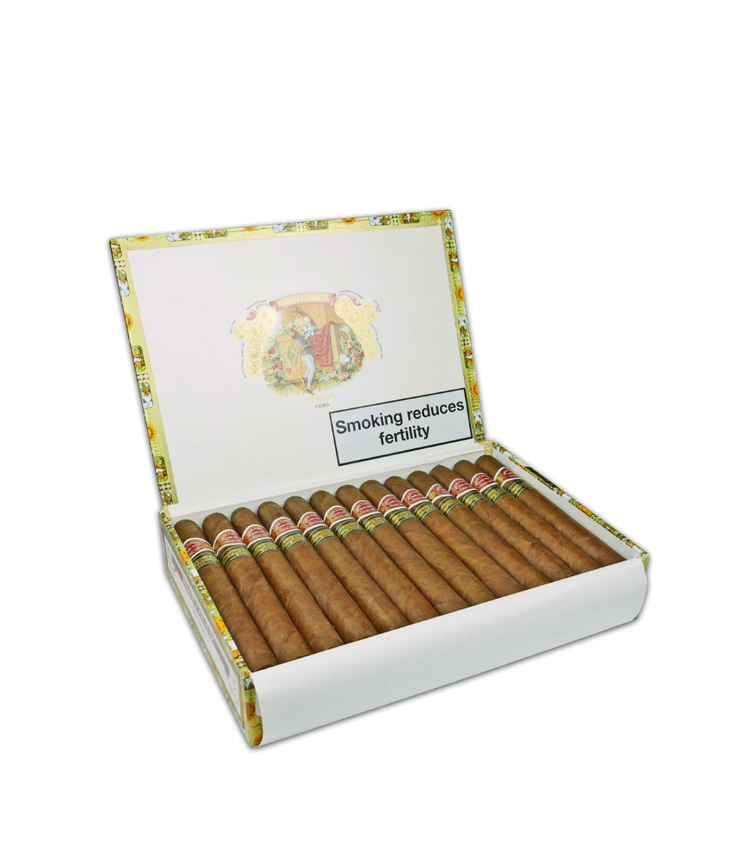 Romeo y Julieta Tacos Edicion Limitada 2018 Cigar Box of 25 close-up from AuCigars, premium Cuban cigar